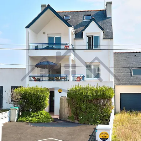 Appartement Localise - C02 - Vue - Balcon - Juste A Cote - Centre Et Port A Pied - Wifi Inclus - Draps Inclus - Animaux Bienvenus